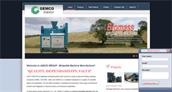 Desktop Screenshot of gemcobriquetteplant.com